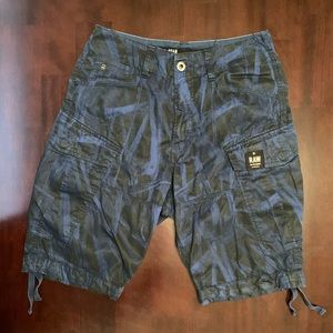 Raw G Star Camo Cargo Shorts
